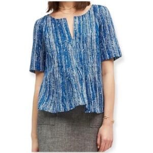 MAEVE by Anthropologie Short Sleeve Peplum Top